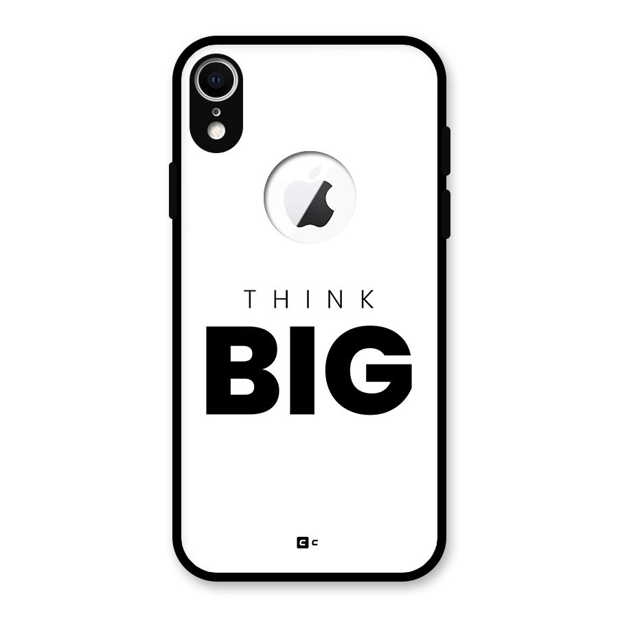 Massive Thought Glass Back Case for iPhone XR Logo Cut