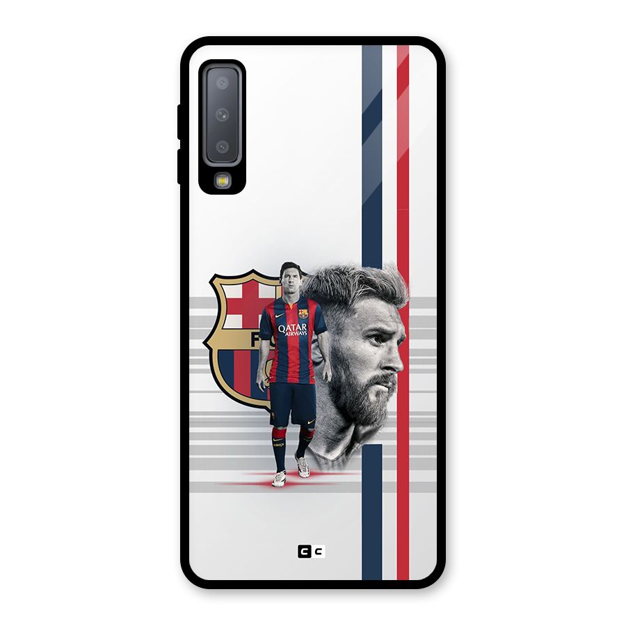 Master of the Pitch Glass Back Case for Galaxy A7 (2018)