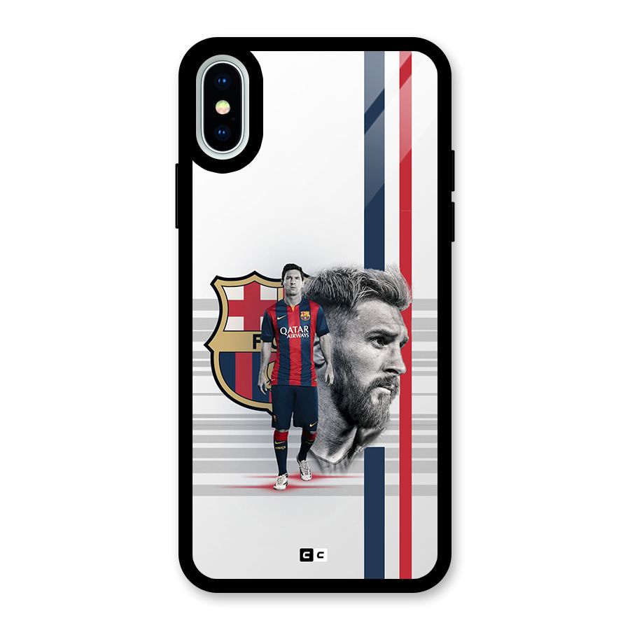 Master of the Pitch Glass Back Case for iPhone XS