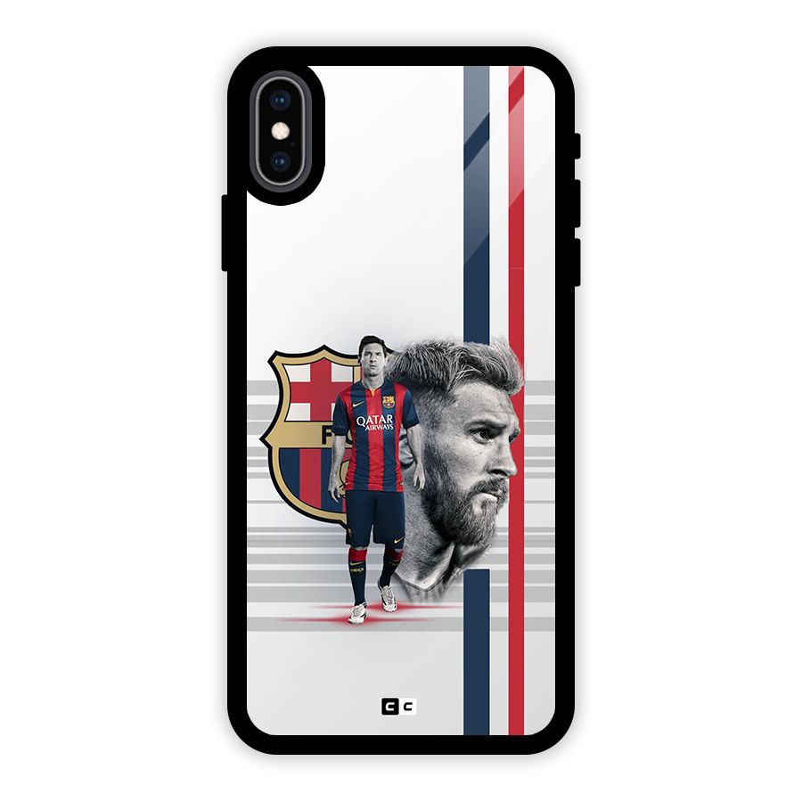 Master of the Pitch Glass Back Case for iPhone XS Max
