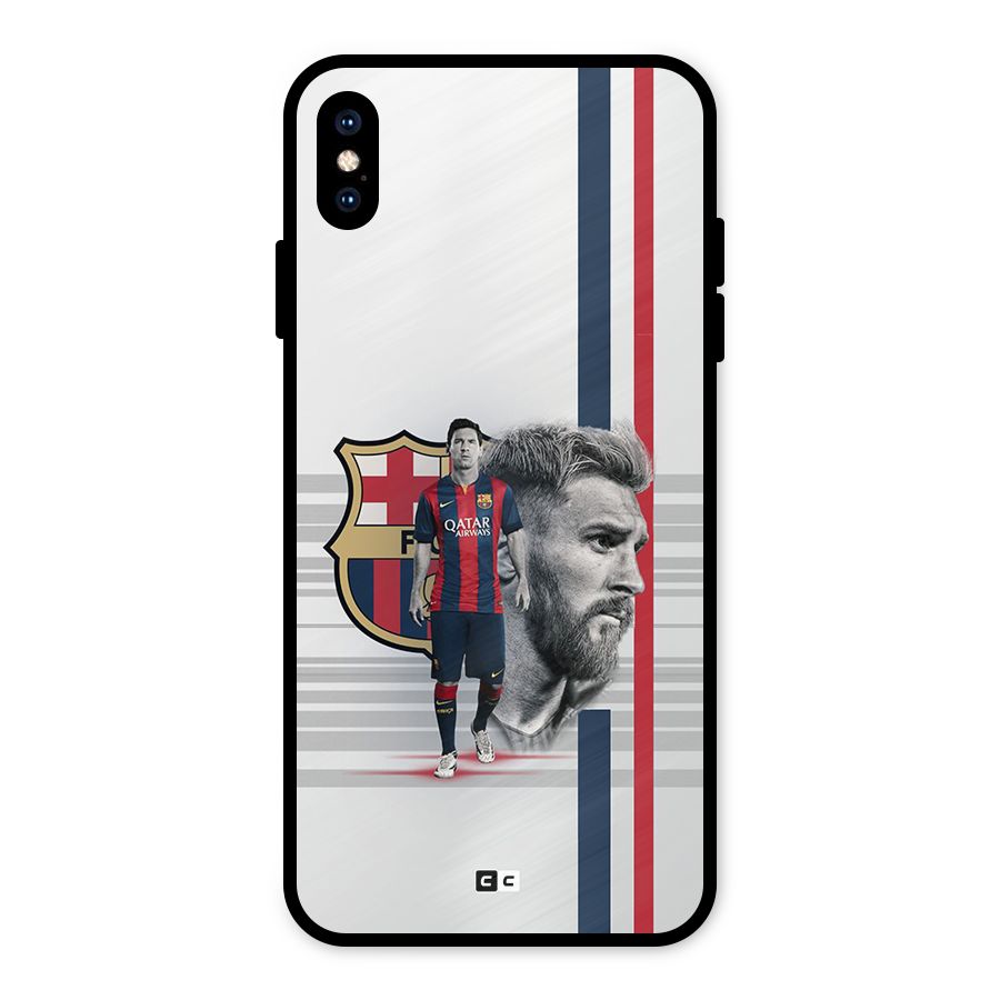 Master of the Pitch Metal Back Case for iPhone XS Max