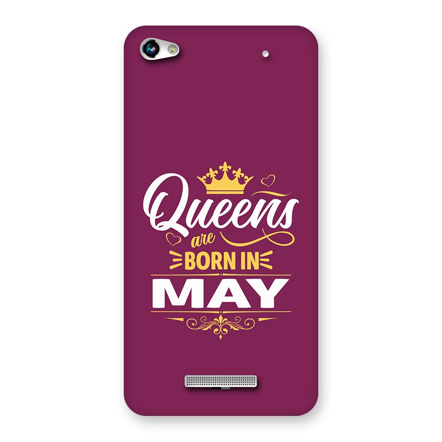 May Born Queens Back Case for Canvas Hue 2 A316