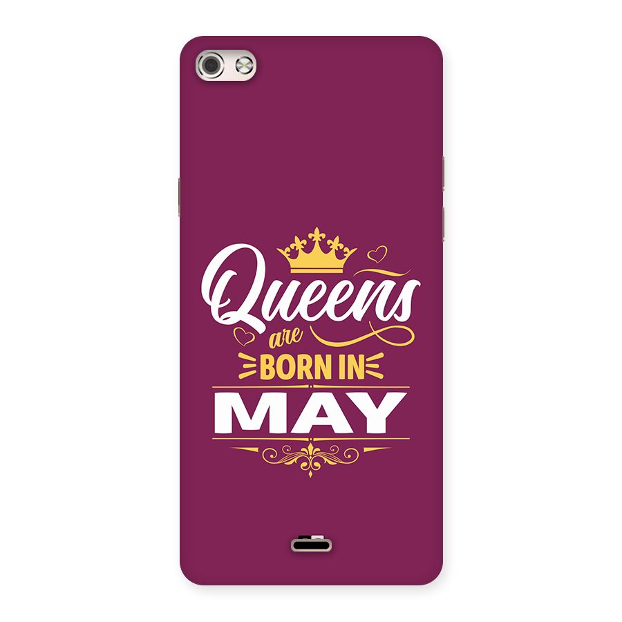 May Born Queens Back Case for Canvas Silver 5