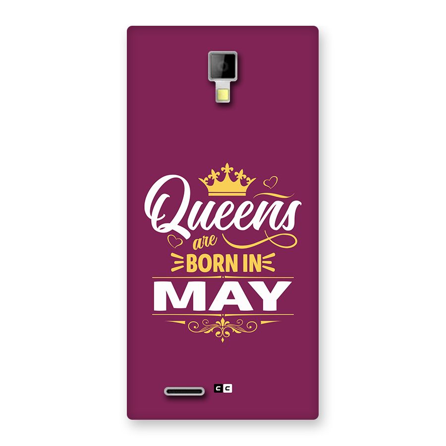 May Born Queens Back Case for Canvas Xpress A99