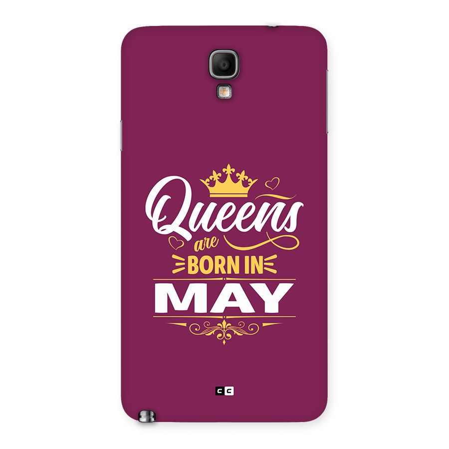 May Born Queens Back Case for Galaxy Note 3 Neo