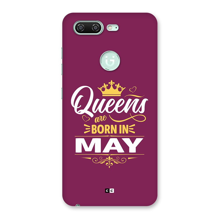 May Born Queens Back Case for Gionee S10