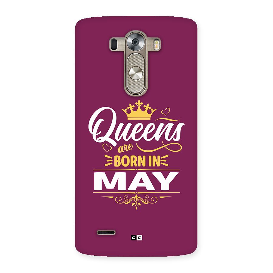 May Born Queens Back Case for LG G3