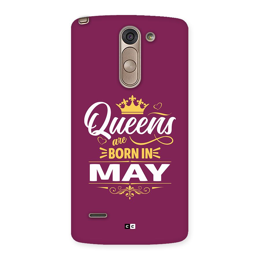 May Born Queens Back Case for LG G3 Stylus