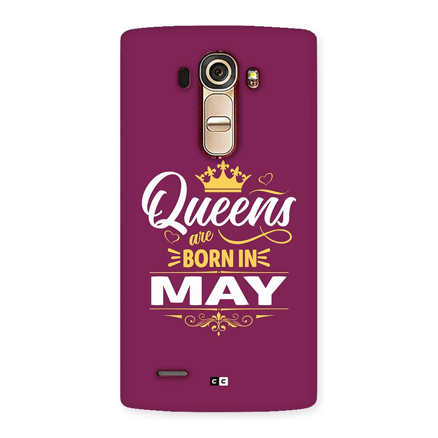 May Born Queens Back Case for LG G4
