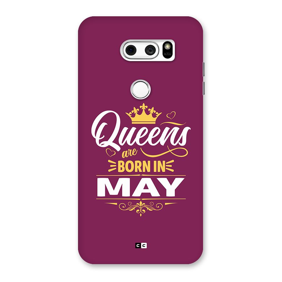 May Born Queens Back Case for LG V30