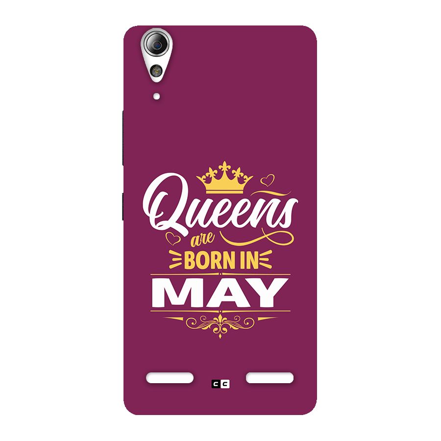May Born Queens Back Case for Lenovo A6000 Plus