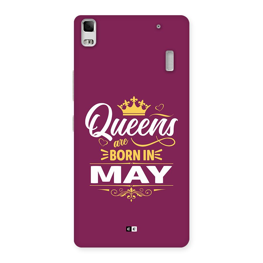 May Born Queens Back Case for Lenovo K3 Note