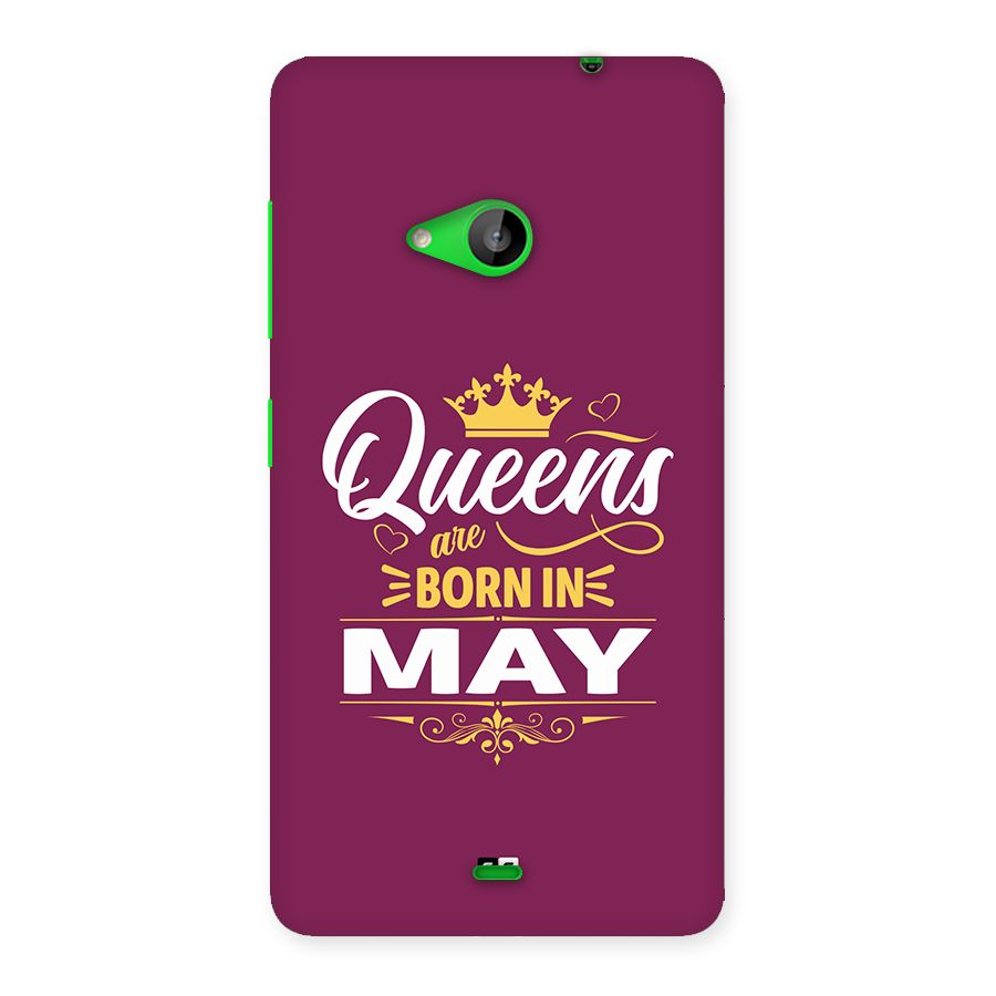 May Born Queens Back Case for Lumia 535