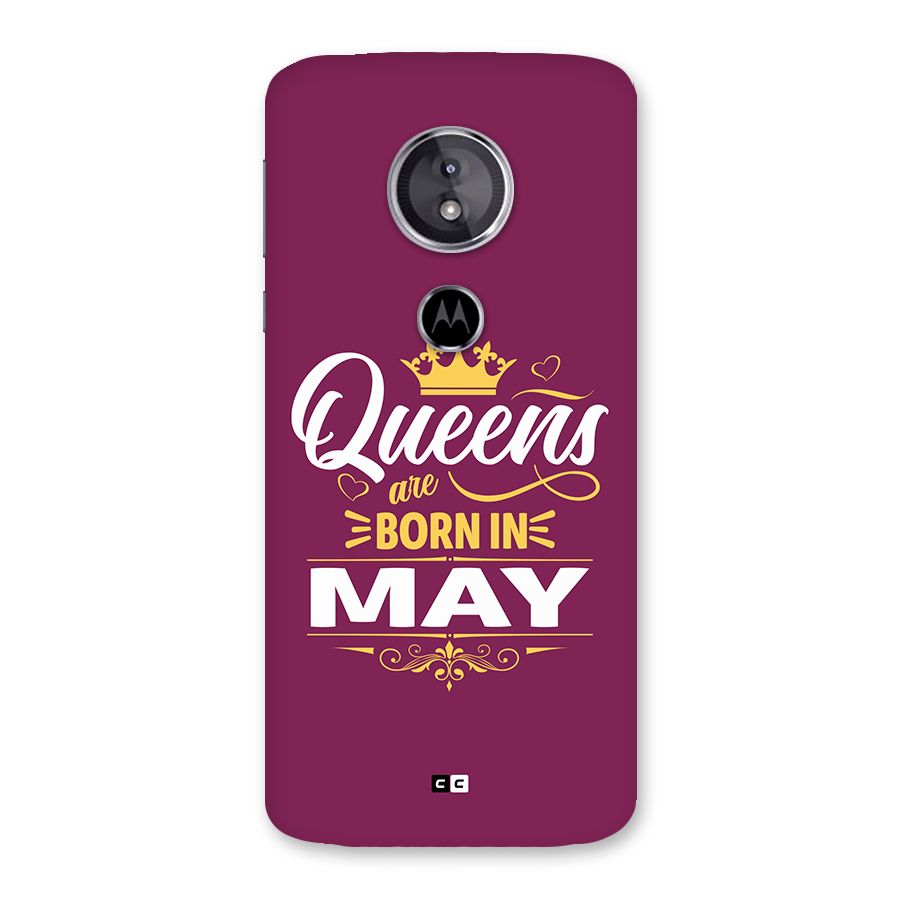 May Born Queens Back Case for Moto E5