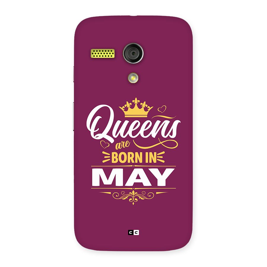 May Born Queens Back Case for Moto G