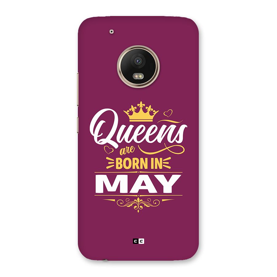 May Born Queens Back Case for Moto G5 Plus