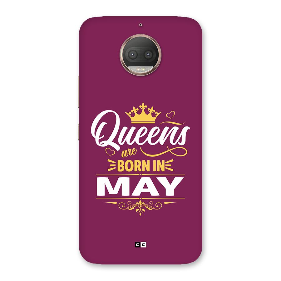 May Born Queens Back Case for Moto G5s Plus