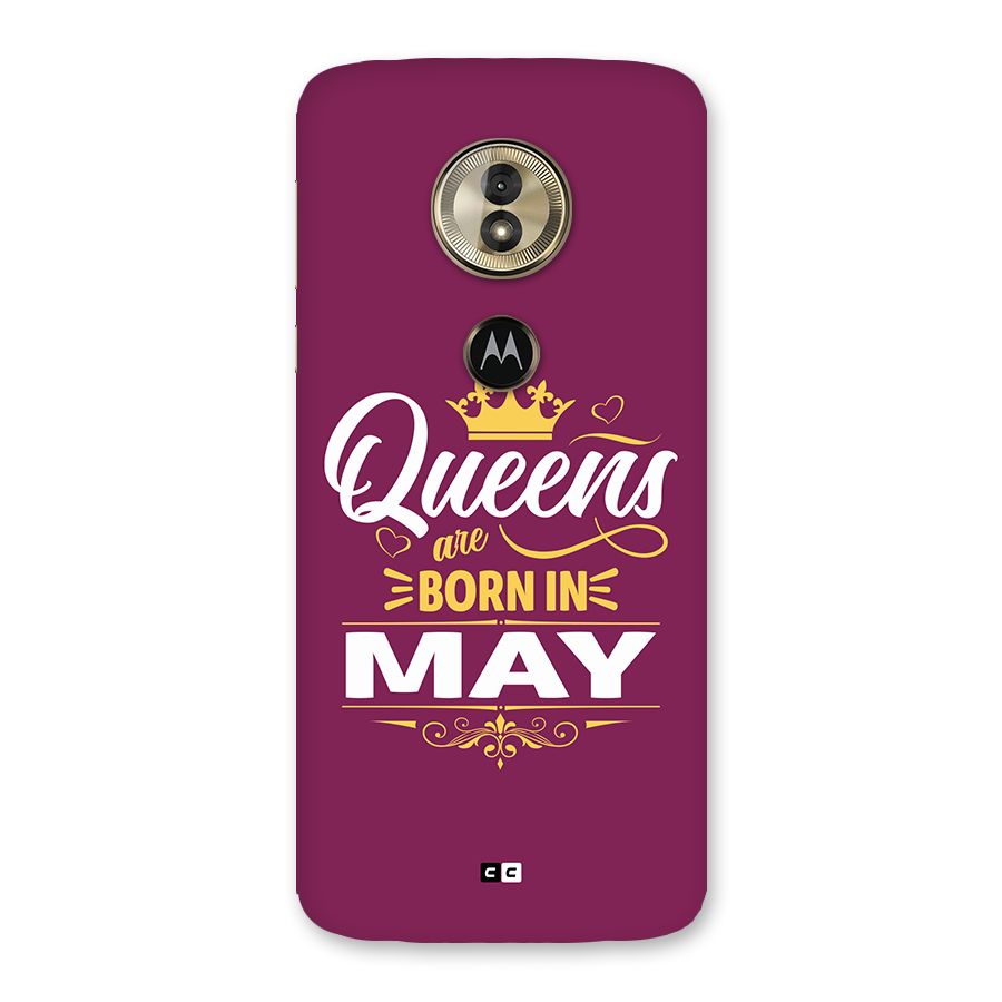 May Born Queens Back Case for Moto G6 Play