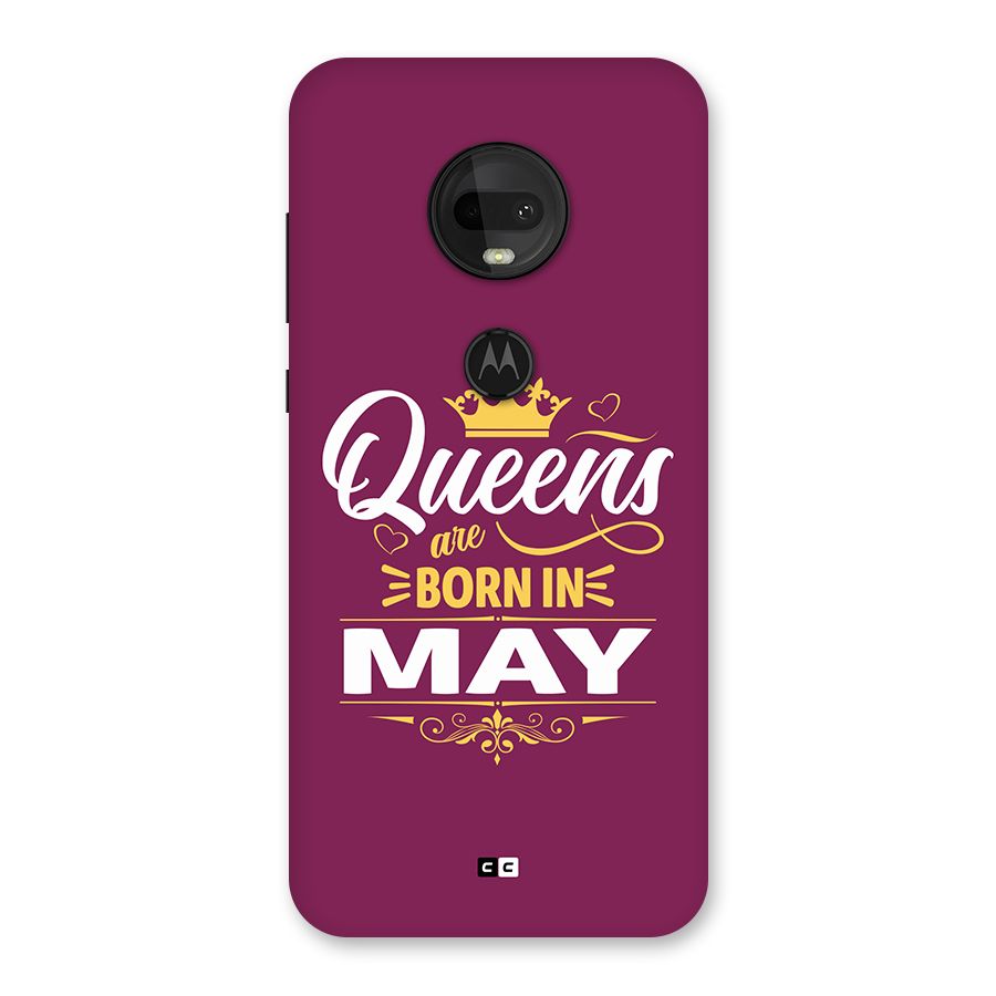 May Born Queens Back Case for Moto G7