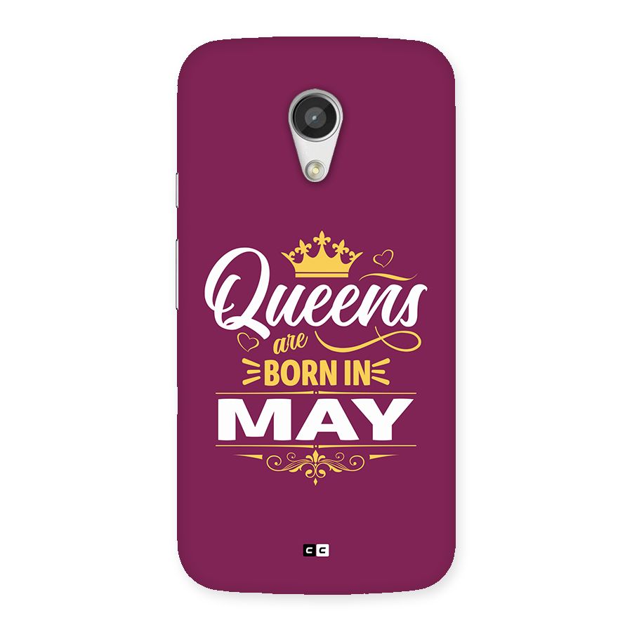 May Born Queens Back Case for Moto G 2nd Gen