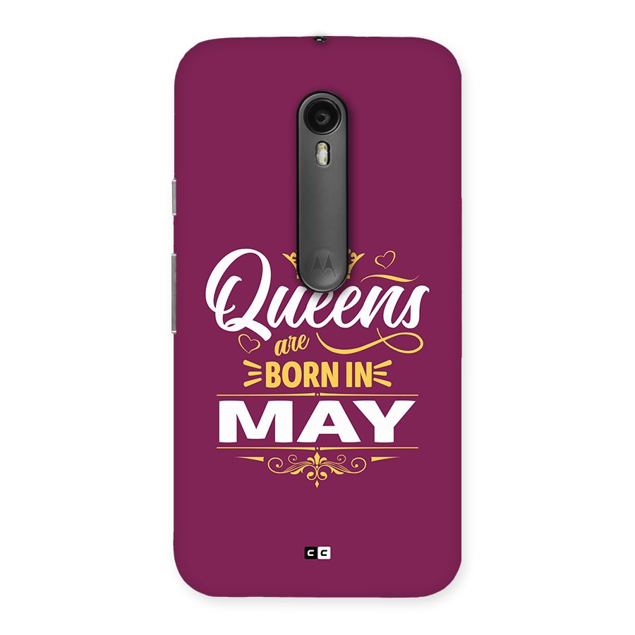 May Born Queens Back Case for Moto G Turbo