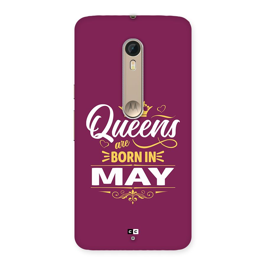 May Born Queens Back Case for Moto X Style