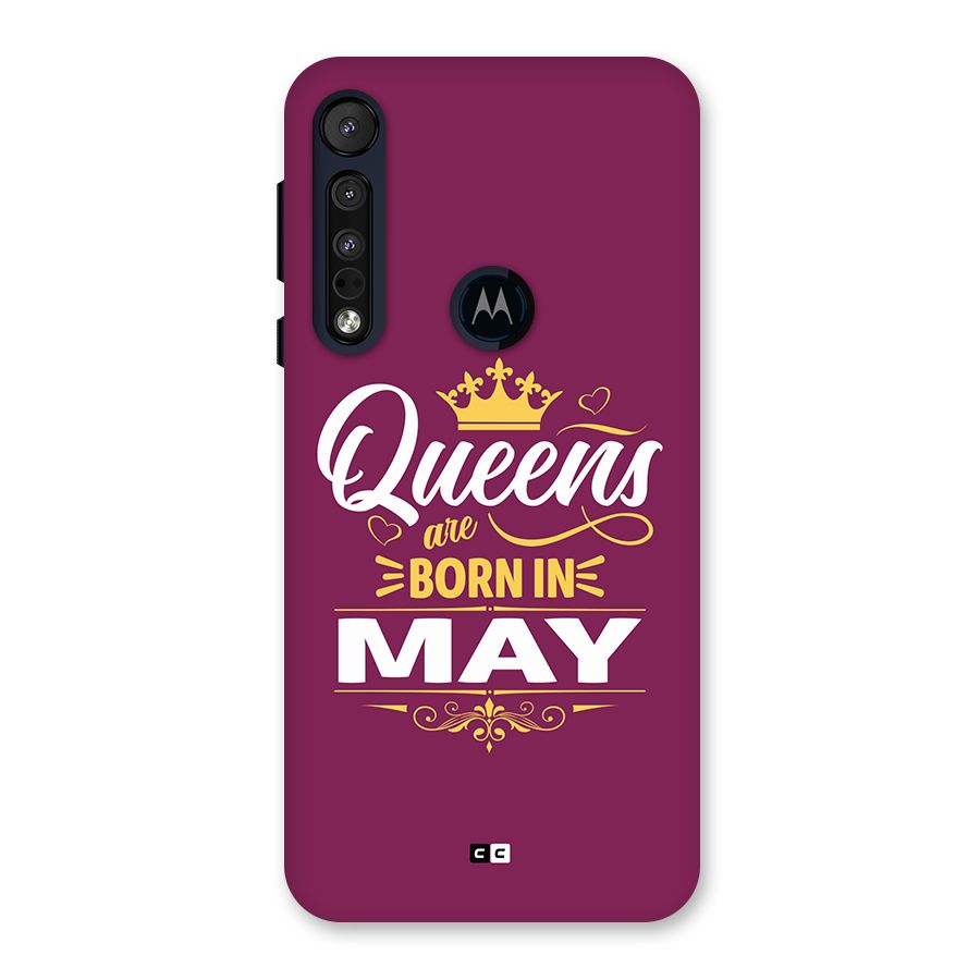 May Born Queens Back Case for Motorola One Macro