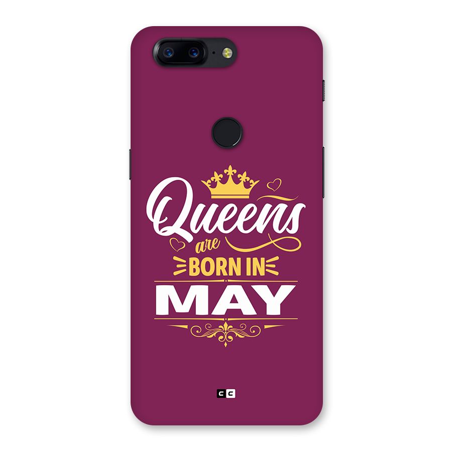 May Born Queens Back Case for OnePlus 5T