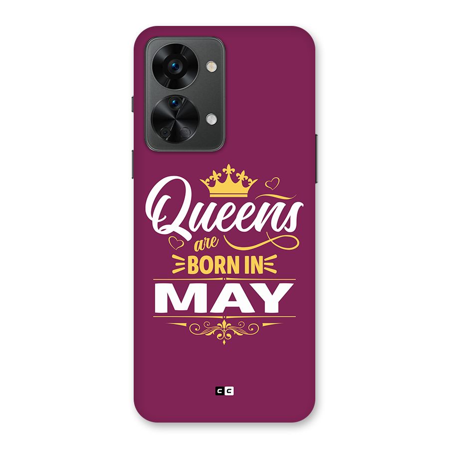 May Born Queens Back Case for OnePlus Nord 2T
