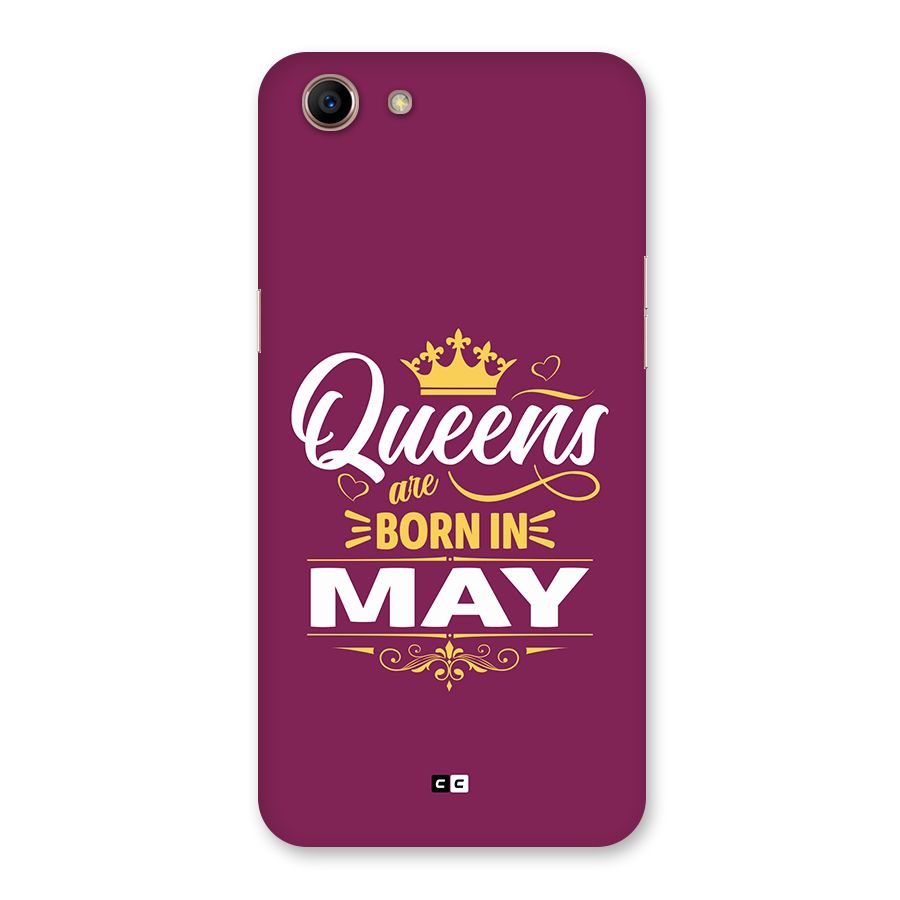 May Born Queens Back Case for Oppo A83 (2018)