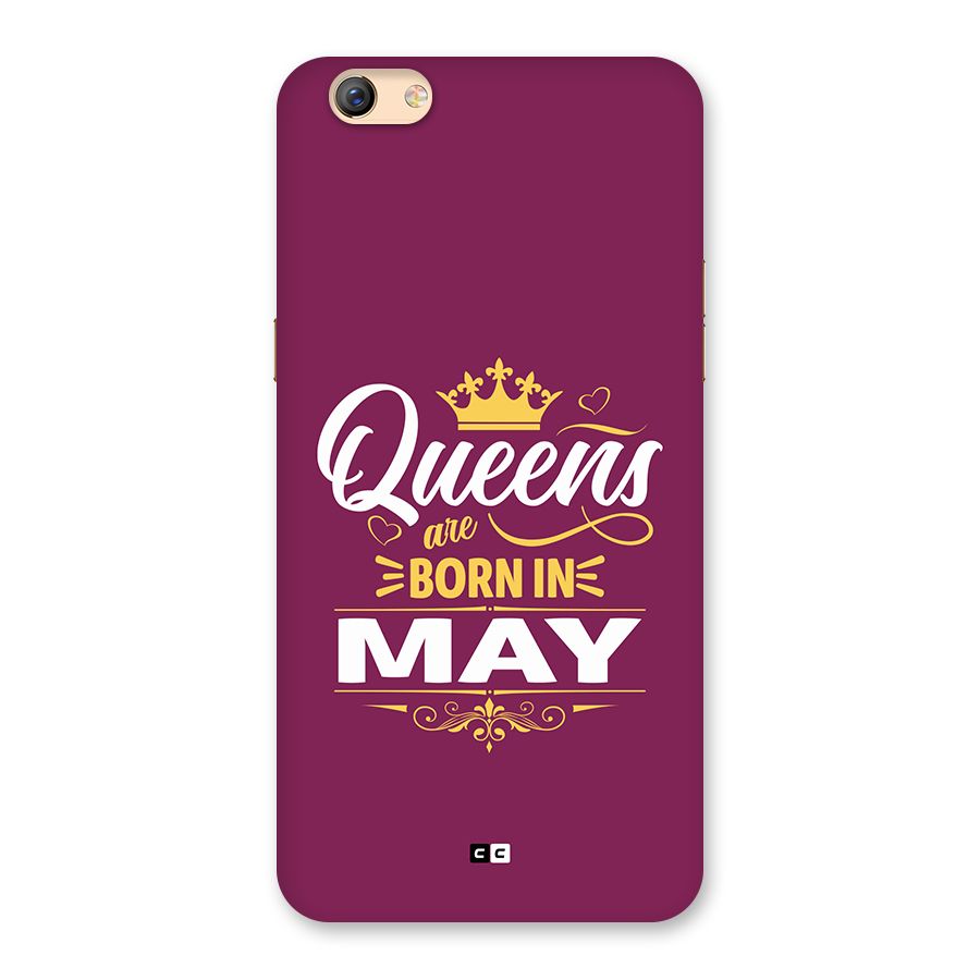 May Born Queens Back Case for Oppo F3 Plus