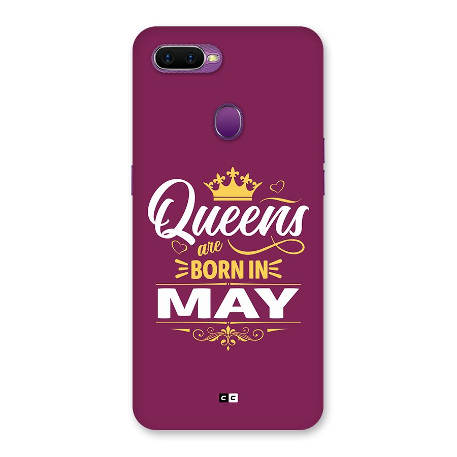 May Born Queens Back Case for Oppo F9
