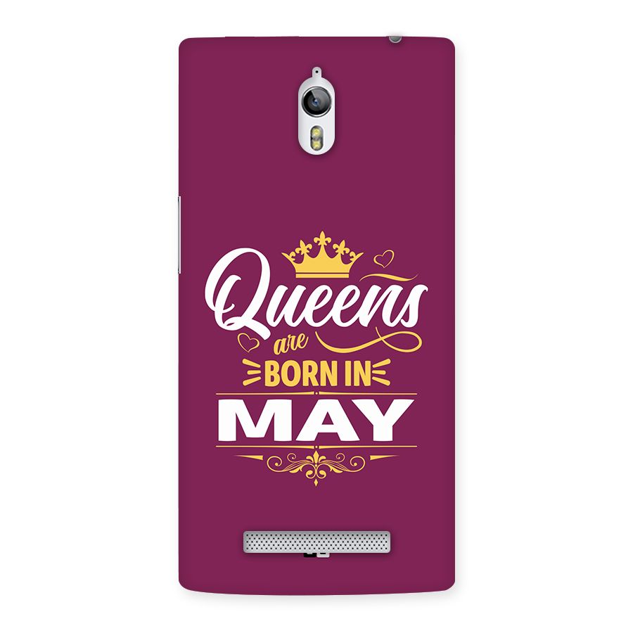 May Born Queens Back Case for Oppo Find 7