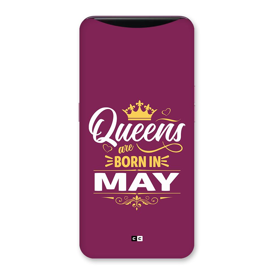 May Born Queens Back Case for Oppo Find X