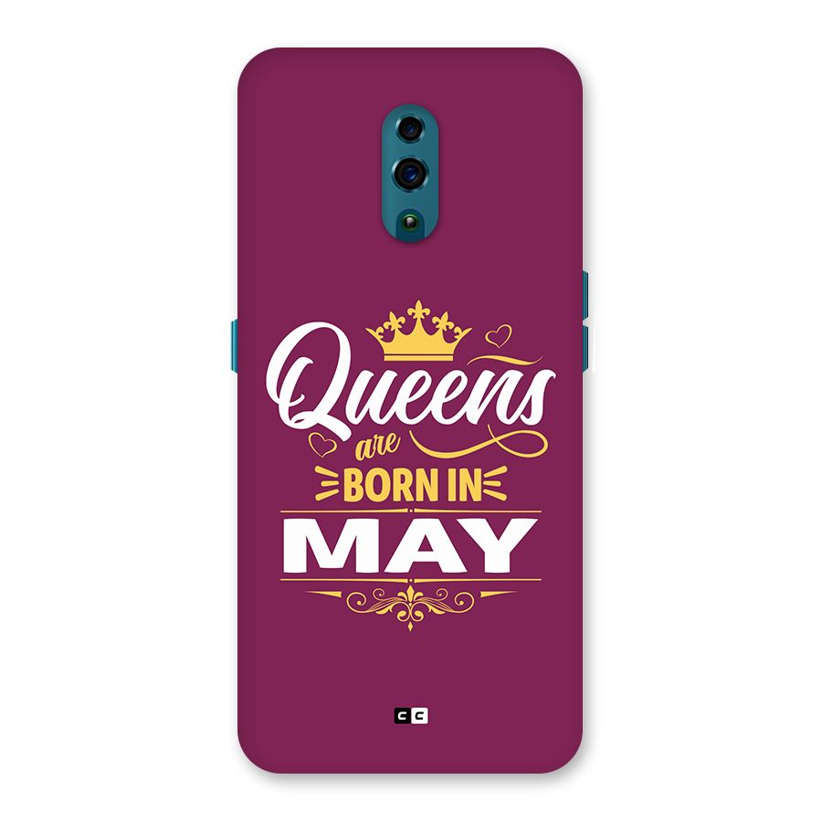 May Born Queens Back Case for Oppo Reno