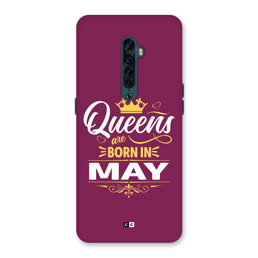 May Born Queens Back Case for Oppo Reno2