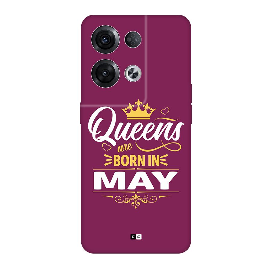 May Born Queens Back Case for Oppo Reno8 Pro 5G