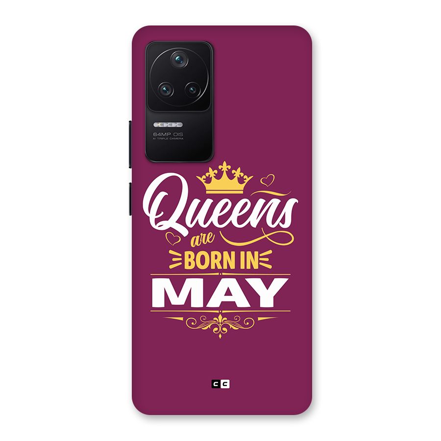 May Born Queens Back Case for Poco F4 5G