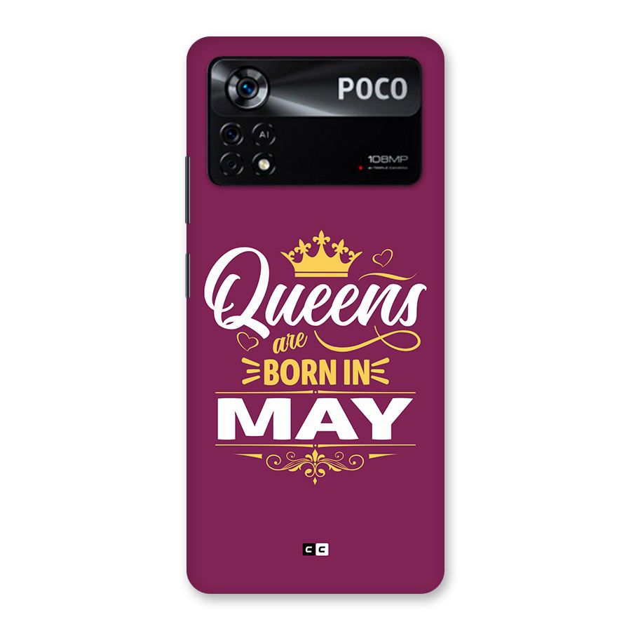 May Born Queens Back Case for Poco X4 Pro 5G