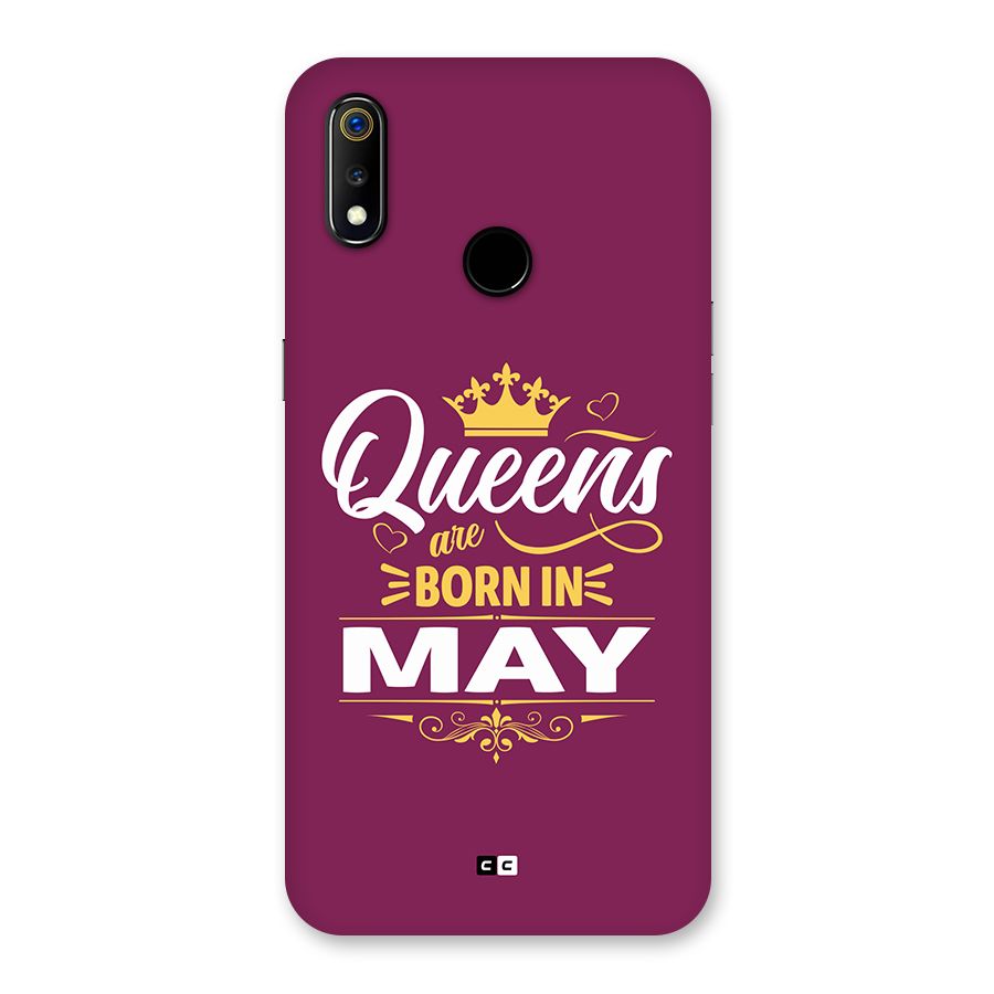 May Born Queens Back Case for Realme 3