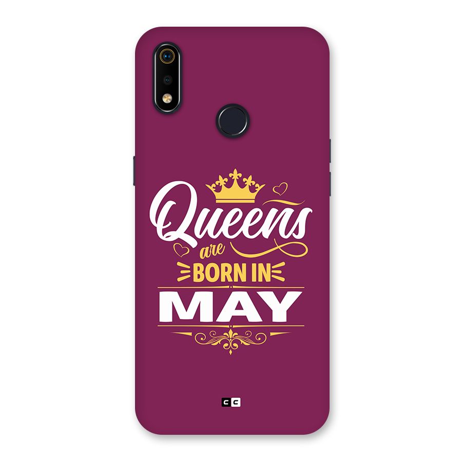 May Born Queens Back Case for Realme 3i