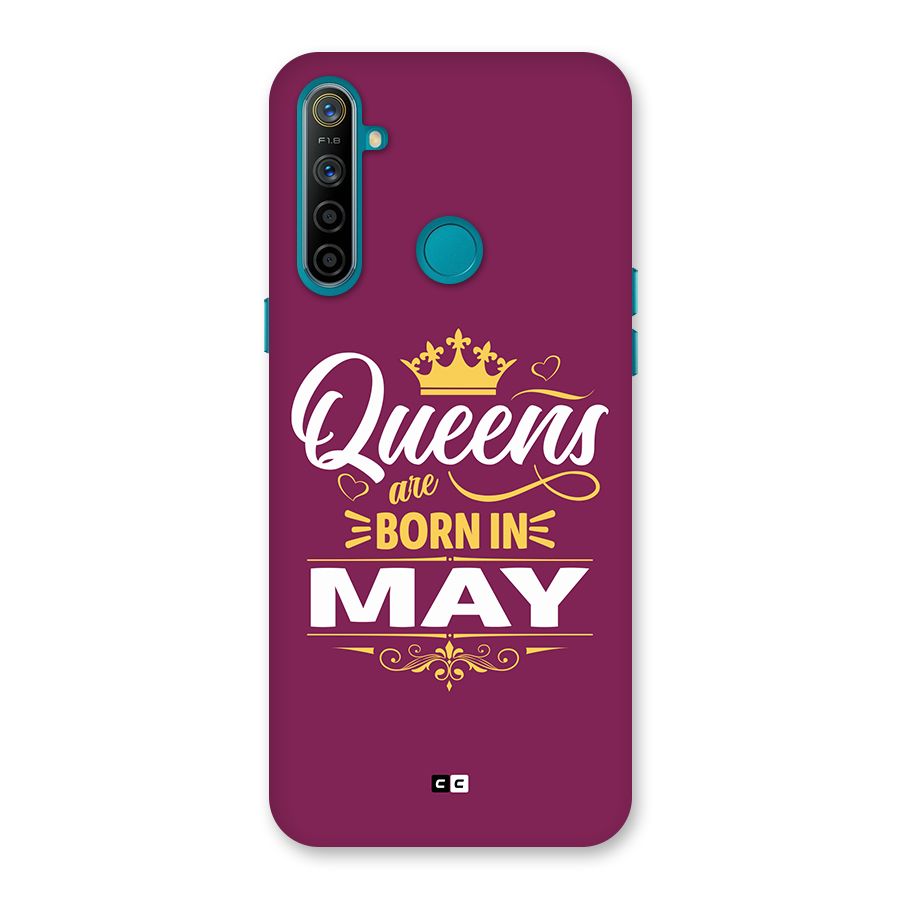 May Born Queens Back Case for Realme 5i