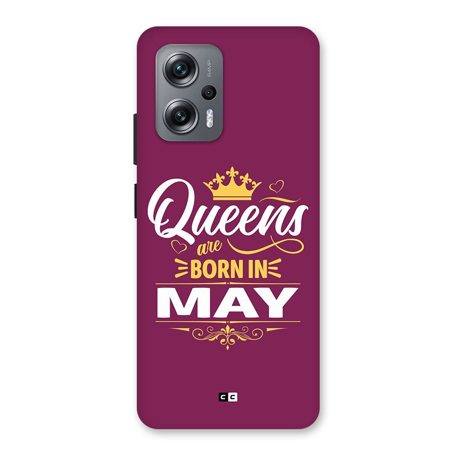 May Born Queens Back Case for Redmi K50i