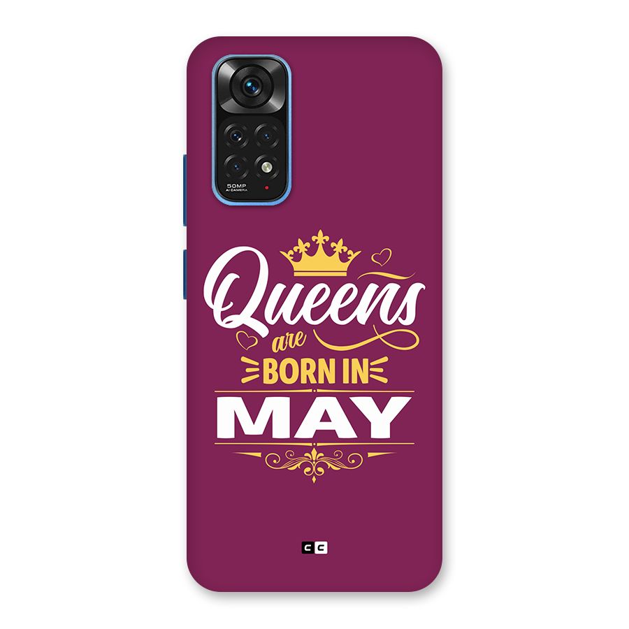 May Born Queens Back Case for Redmi Note 11S