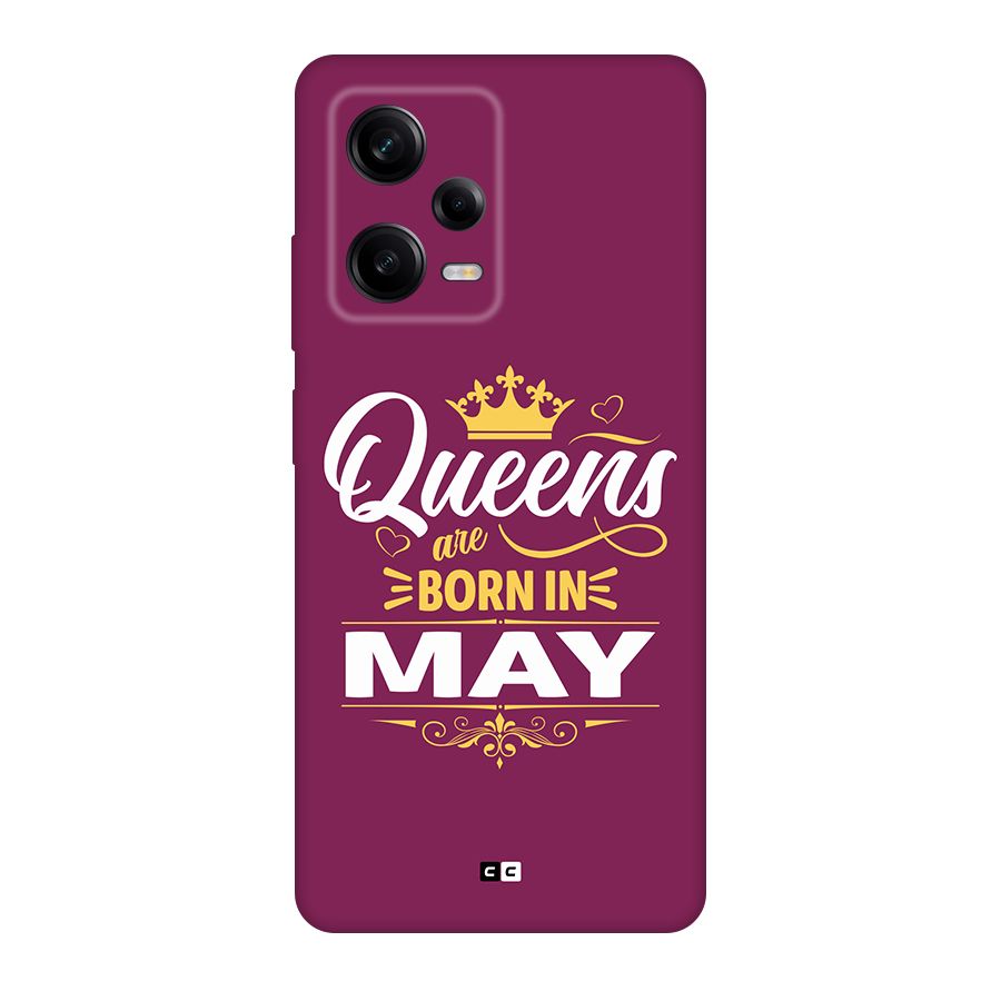 May Born Queens Back Case for Redmi Note 12 Pro