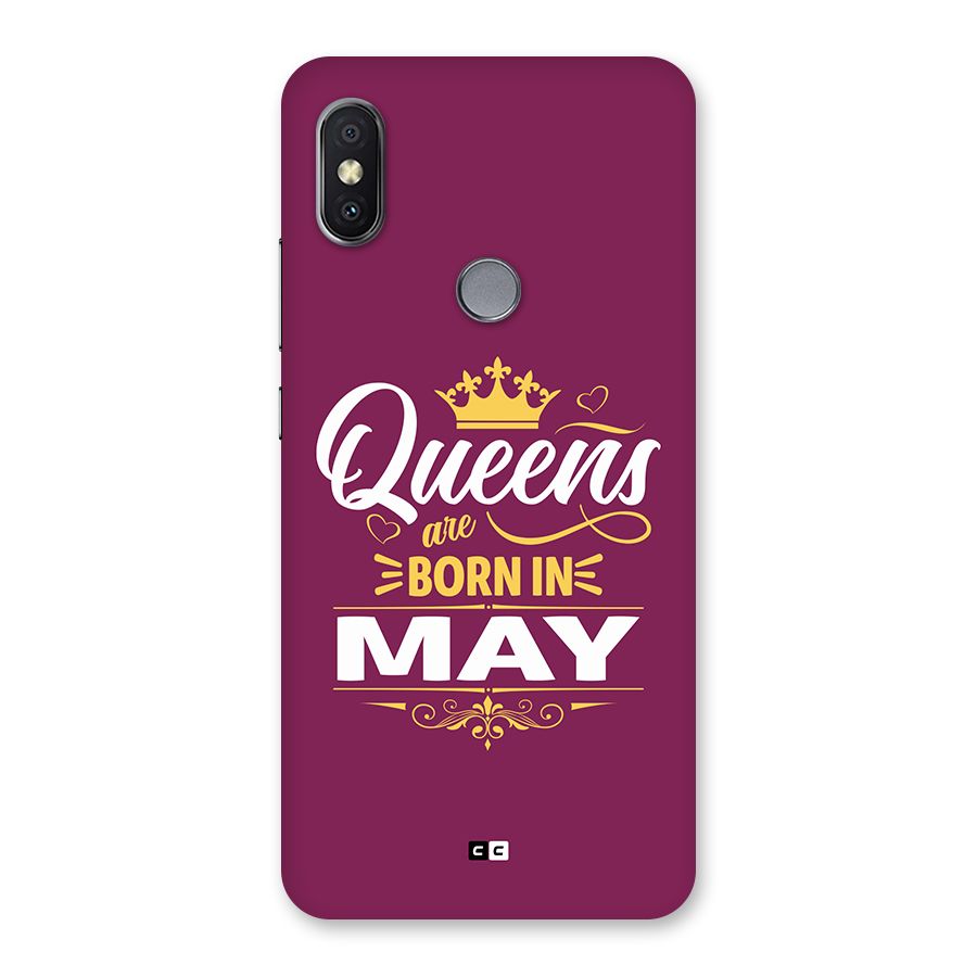 May Born Queens Back Case for Redmi Y2