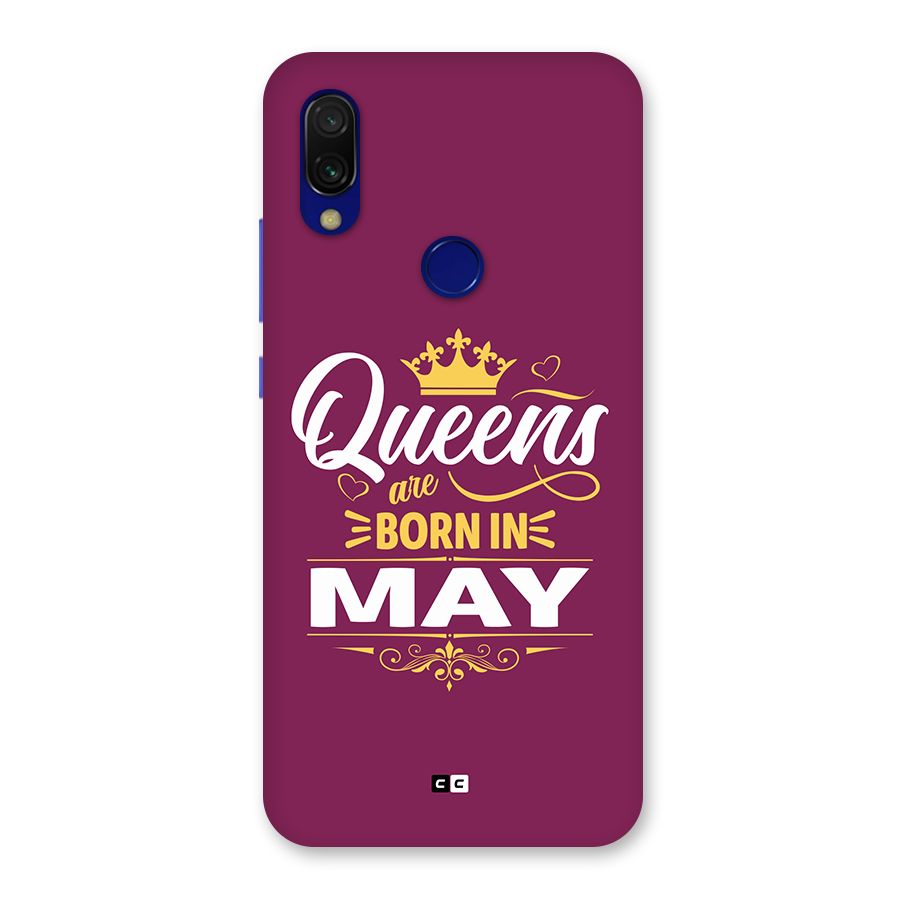 May Born Queens Back Case for Redmi Y3
