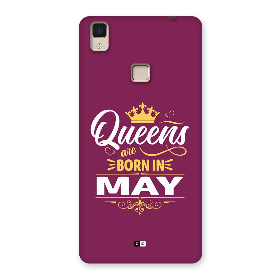 May Born Queens Back Case for V3 Max