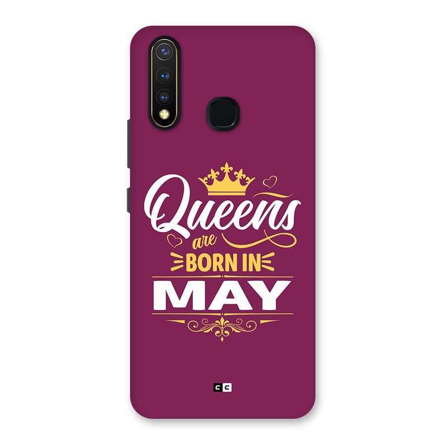 May Born Queens Back Case for Vivo U20