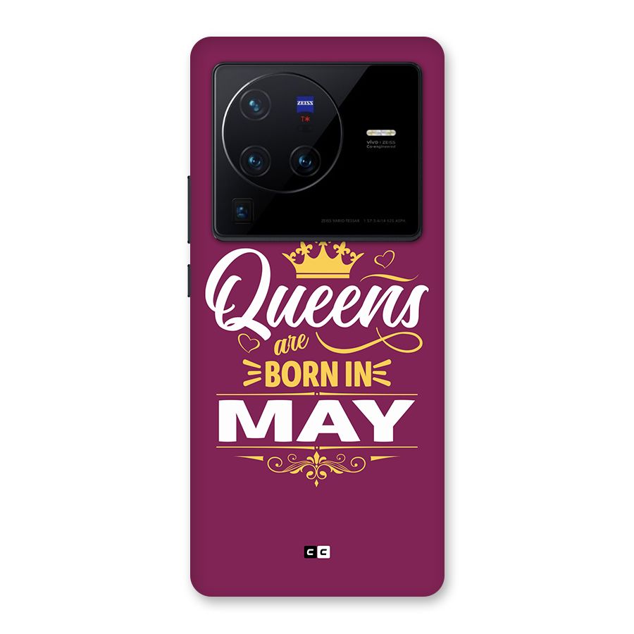 May Born Queens Back Case for Vivo X80 Pro